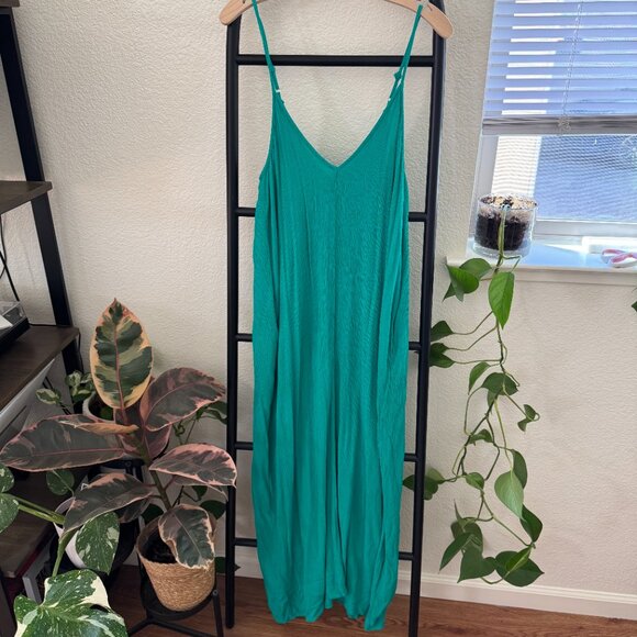 Lovestich Gauze Teal Maxi Dress Size S/M - Picture 8 of 8